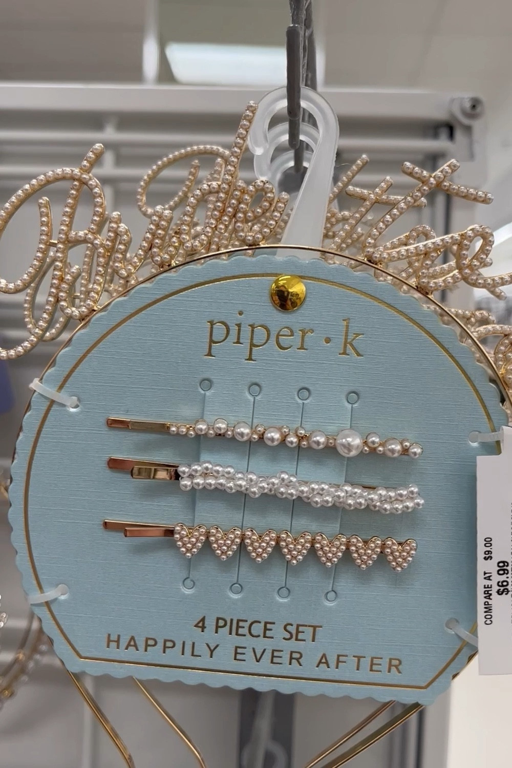 
Seen at Marshall’s - pretty sparkly wedding accessories. I found similar you can buy online, see below.

#fallwedding #bacheloretteparty #bridetobe #bridalaccessories #brideheadband

#LTKwedding #LTKfindsunder50 #LTKSeasonal