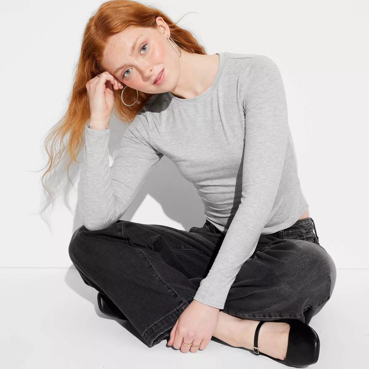 Women's Long Sleeve Base Layer T-Shirt - Wild Fable™ | Target