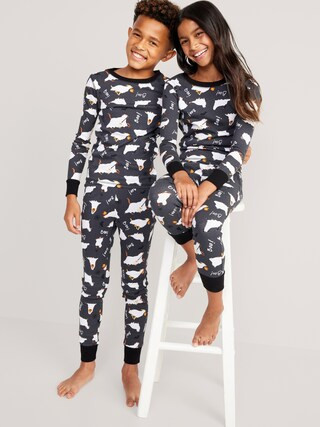Matching Gender-Neutral Printed Snug-Fit Pajama Set for Kids | Old Navy (US)