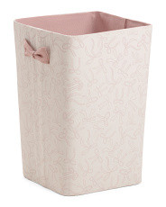 Fabric Laundry Hamper With Bow Handles | Office & Storage | Marshalls | Marshalls
