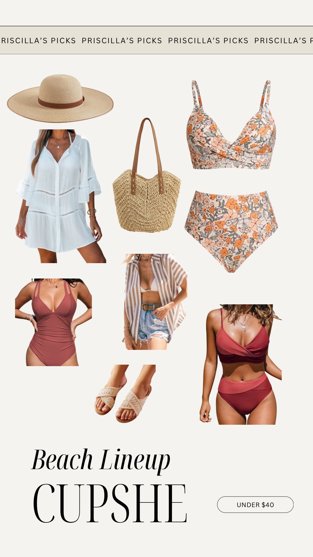 Sunshine vibes☀️ 

Feeling confident in a swimsuit? Check! ✔️ These tummy-friendly, high-waisted picks are serving snatched without the stress—all under $40! Because who says you can’t be comfy AND cute at the beach? 🌊🏝️

#LTKSwim #LTKMidsize #LTKFindsUnder50