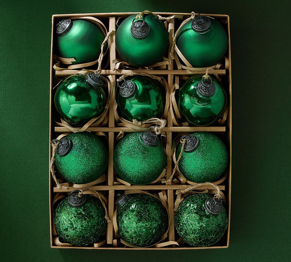 Assorted Ornament Box - Set of 12 | Pottery Barn (US)