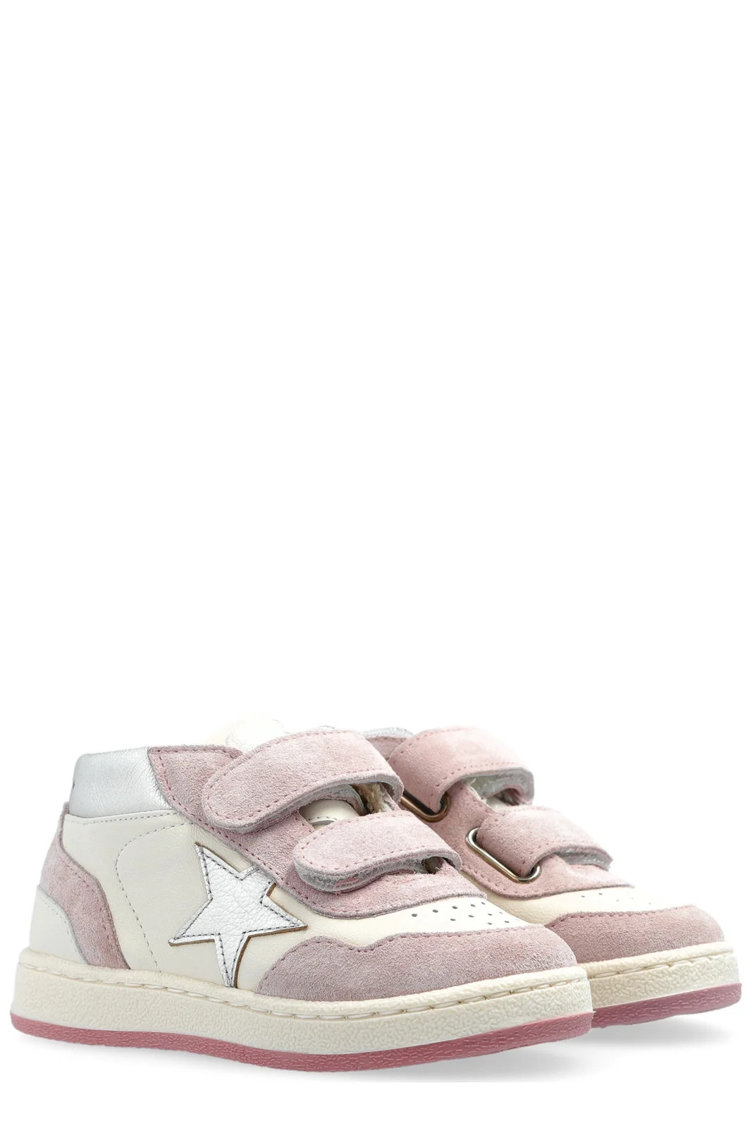 Golden Goose Kids June Touch-Strap Sneakers | Cettire Global