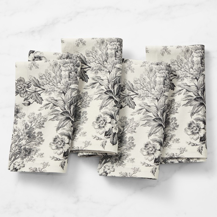 Botanical Toile Napkins, Set of 4 | Williams-Sonoma