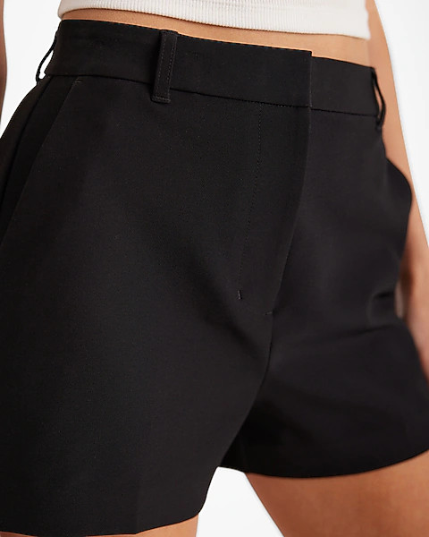 Editor Super High Waisted Tailored Shorts | Express