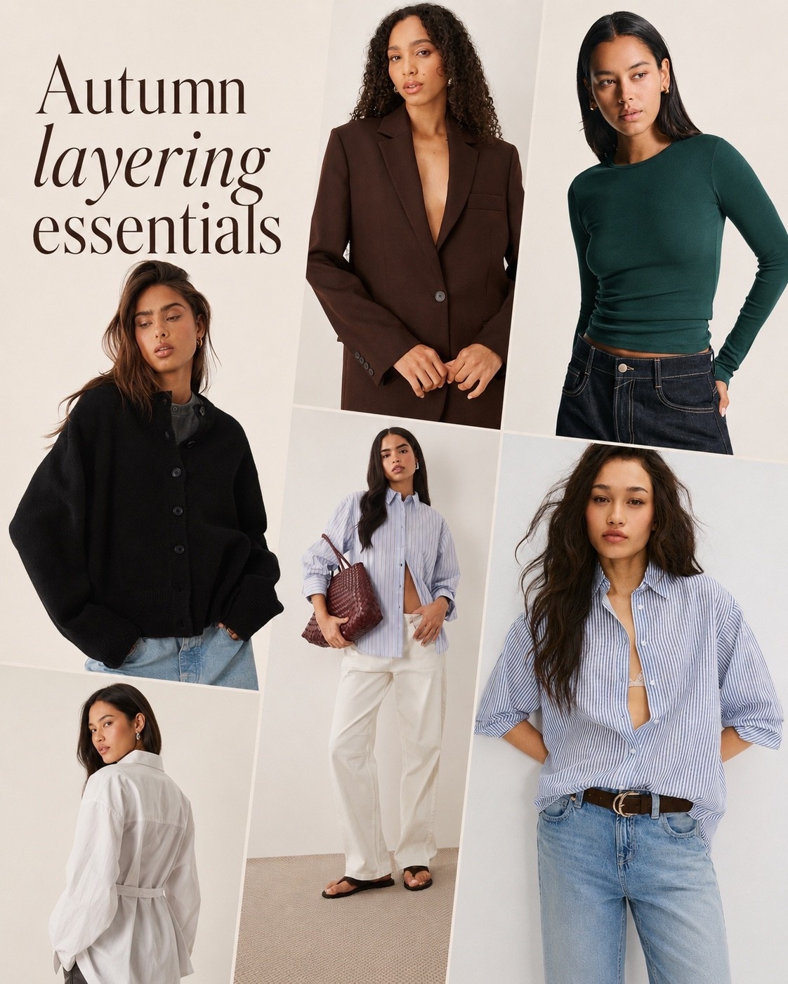 Autumn layering essentials 🍂 The pieces I’ll be reaching for on repeat this season, from oversized blazers and cosy knitwear to striped shirts, fitted long sleeve tops and classic trench coats. Perfect for building easy transitional outfits now and autumn outfits later 🤎 

#falloutfits #autumnoutfits

#LTKuk #LTKautumn #LTKeurope
