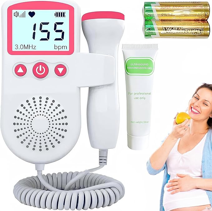 Fetal Heartbeat Doppler Pregnancy Accessories Portable Baby Monitor Heartbeat Bag Easy to Use at ... | Amazon (US)