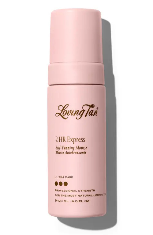 Loving Tan 2 HR Express Self-Tanning Mousse in Ultra Dark at Nordstrom, Size 4 Oz | Nordstrom