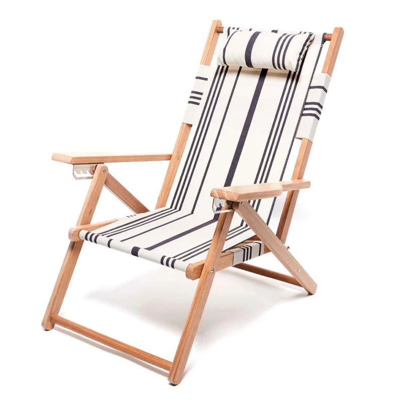 tommy chair, vintage black stripe | minnow