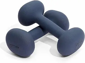 YOTTOY Dumbbell Set of 2,2-15 Pound Hand Weights for Women, Non-Slip Hand Weights for Home Gym, S... | Amazon (US)