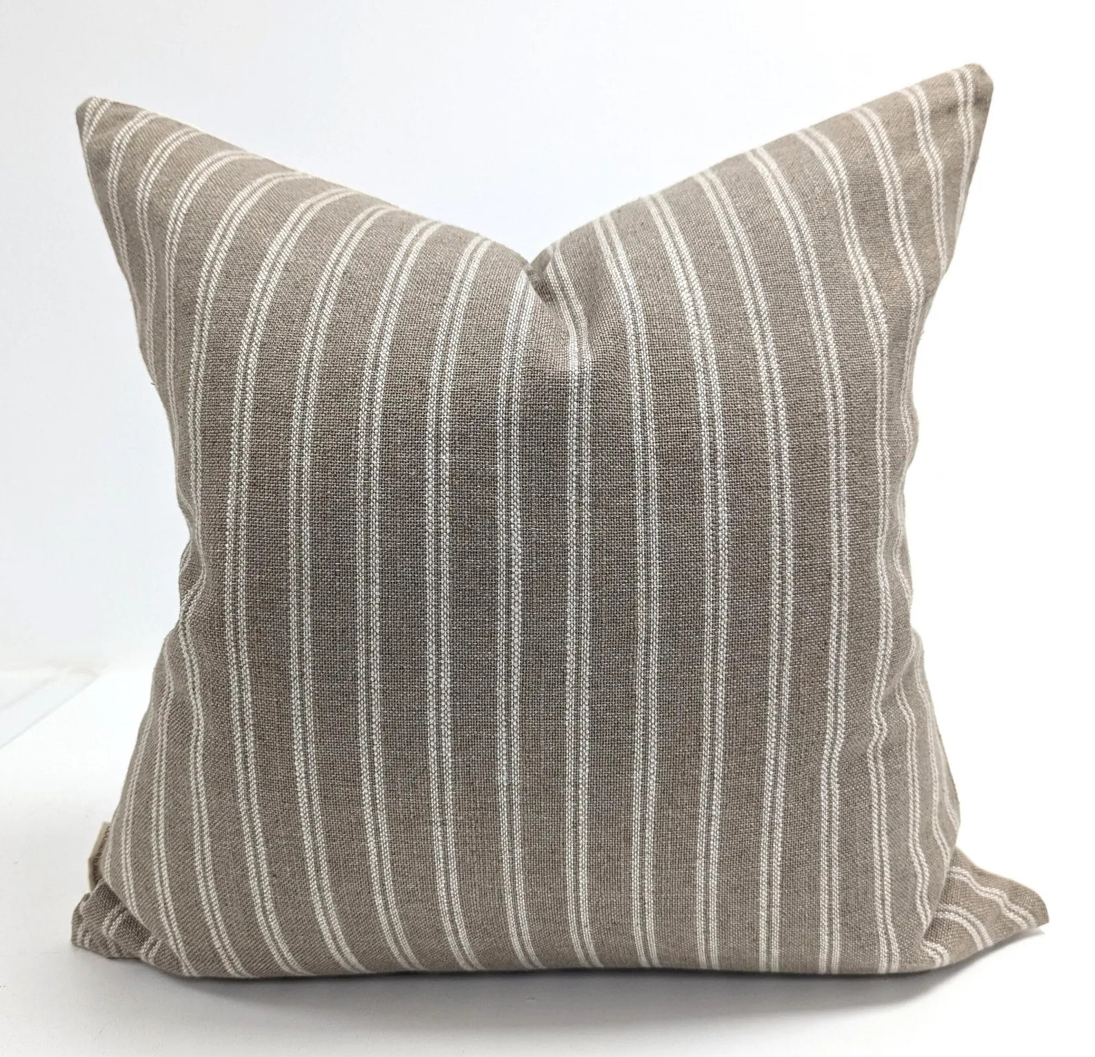 Brown Modern  Cottage Pillow Cover – Luxury Designer Upholstery Fabric, Handcrafted Cushion, Hi... | Etsy (US)