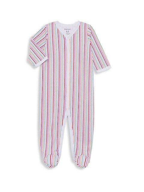 Baby Girl's Multicolor Stripe Footie Pajamas | Saks Fifth Avenue