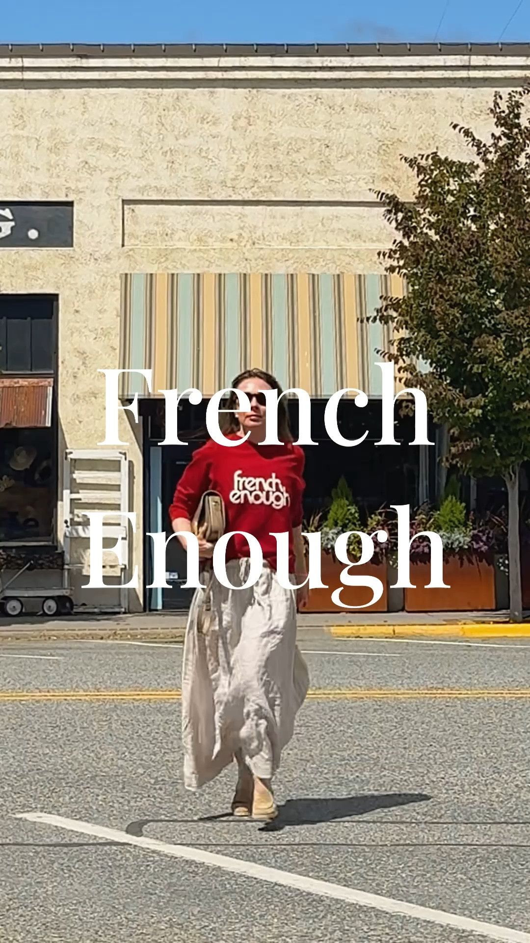 Windy day outfit: red sweatshirt (Sézane French Enough) + Maxi linen skirt (Velvet by Graham and Spencer) + suede loafers (Paul green) + Sezane Milo bag. 
💨💭🌞

#LTKShoeCrush #LTKSeasonal #LTKVideo