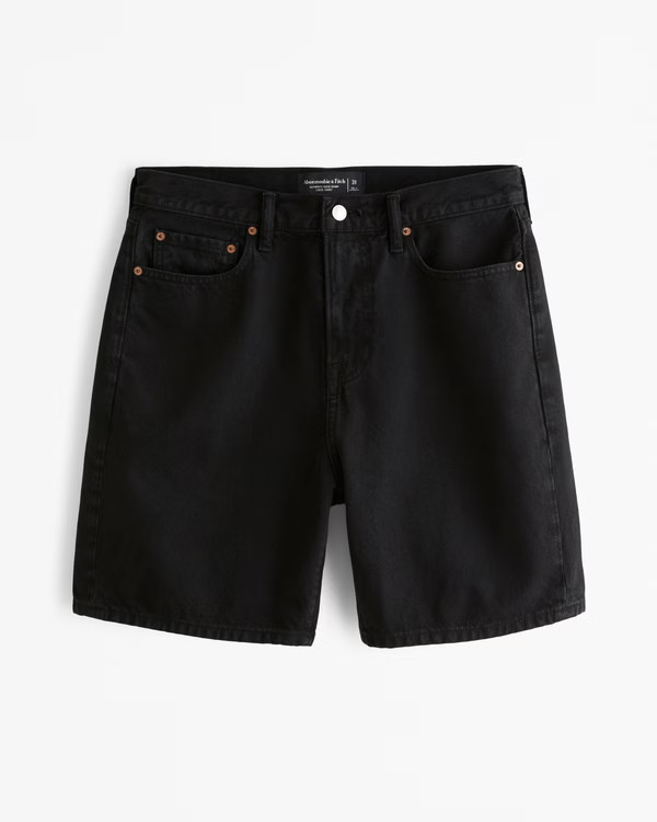 Men's Loose Denim Short | Men's Bottoms | Abercrombie.com | Abercrombie & Fitch (US)