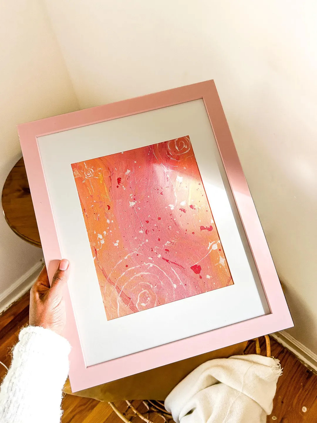 one of a kind abstract painting // rekindling // original acrylic painting on 9in x 12in canvas | Etsy (US)