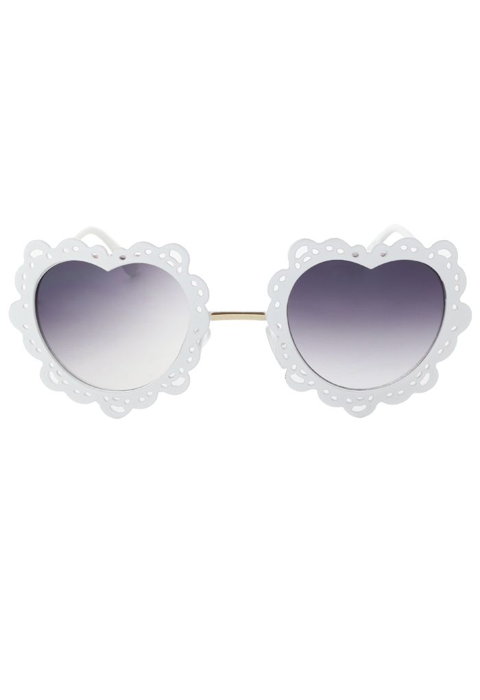 Cut out Hearts Sunglasses | Chicwish