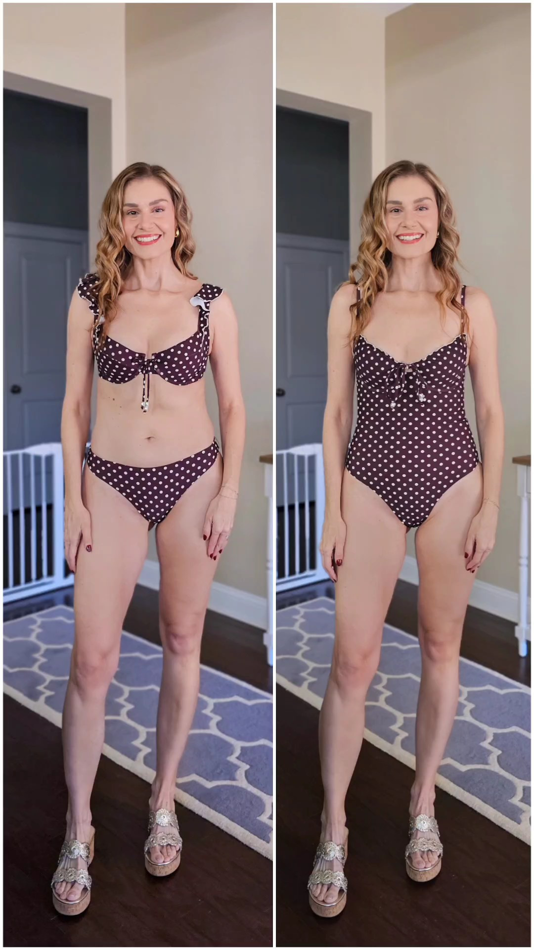 VETCHY Dolce Vita II Coco Dot 👌☀️ this full collection is sooooo good! wearing a size Medium in both. fit tts.

#LTKSwim