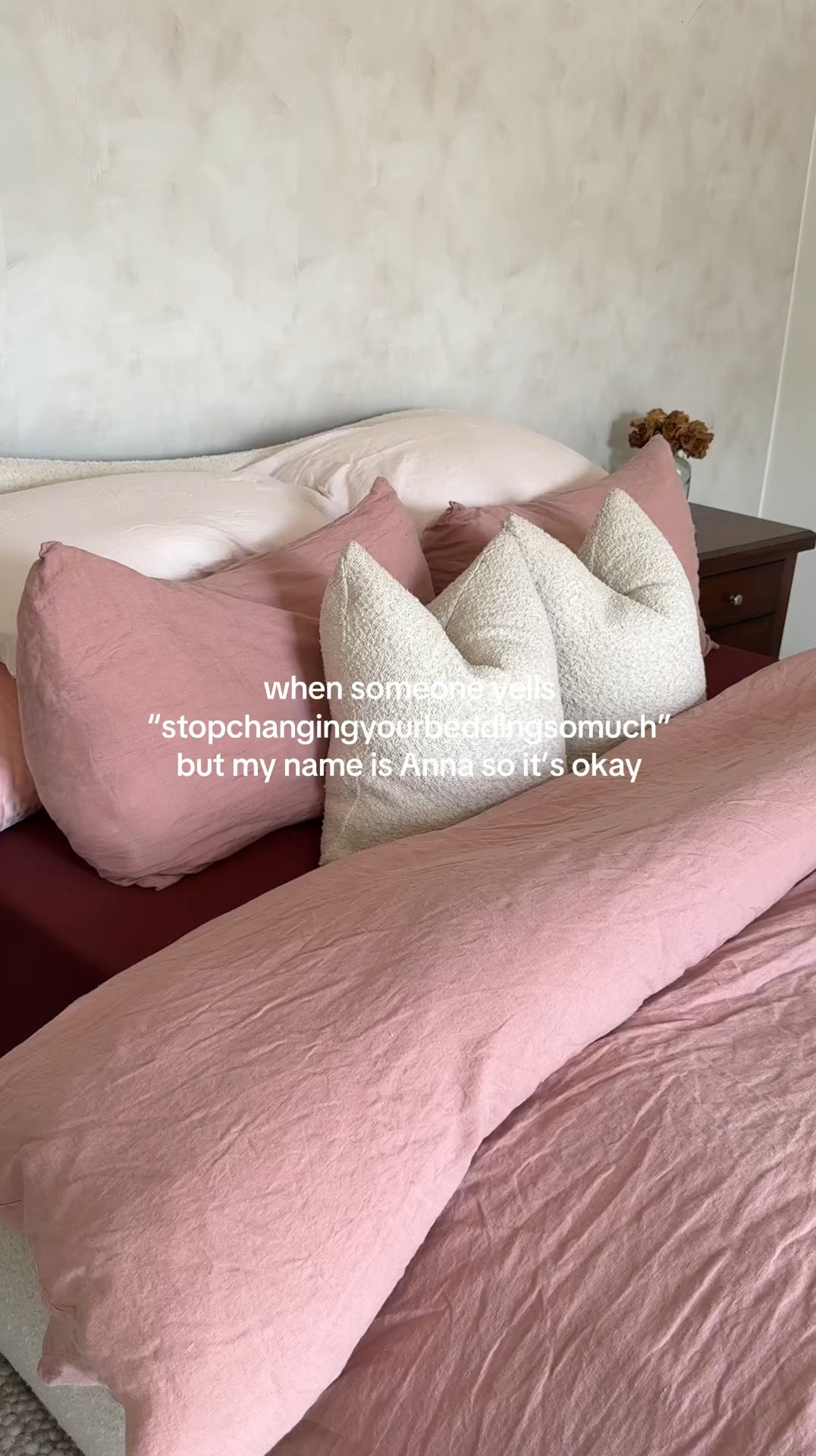 All of my cozy fluffy bedding favs! From European linen duvet covers, to bamboo sheets and different throw pillows, this is everything I use to make my bed a cozy oasis ☁️🛌

Primary bedroom inspo, cozy bed making tutorial, summer bedding, spring bedding refresh, best sheets for hot sleepers, how to style linen bedding, best duvet insert on Amazon, fluffy duvet inserts 

#LTKHome #LTKselfcare