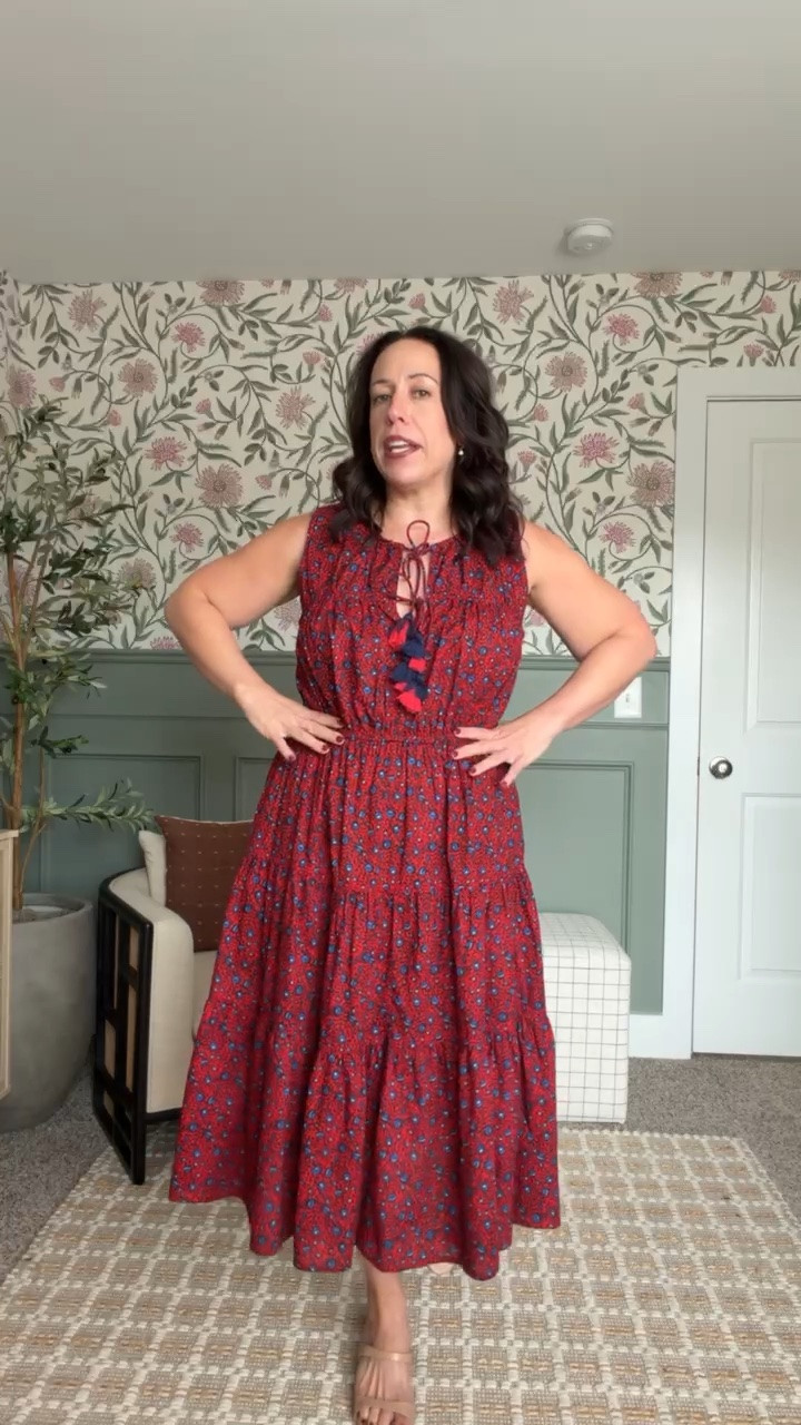 This red print dress from Walmart is such a cute fall find. I love the print and the easy fit for dressing up or keeping it casual.

#LTKSeasonal #LTKMidsize #LTKootd