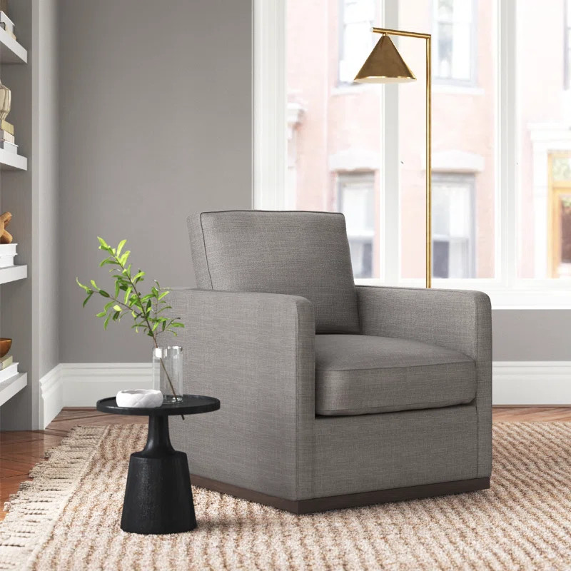 Bobbi Upholstered Swivel Armchair | Wayfair North America