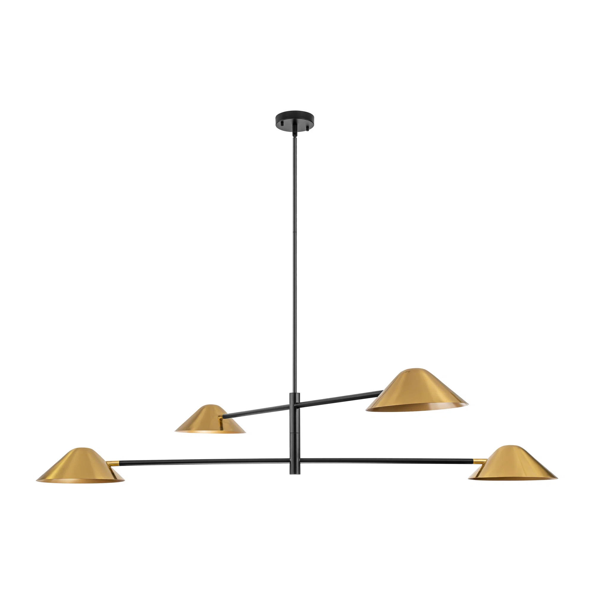 Clearmont 4 - Light Dimmable Modern Linear Chandelier | Wayfair North America
