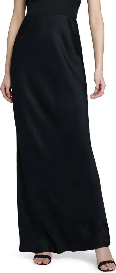 L'AGENCE Zeta Satin Maxi Skirt | Nordstrom | Nordstrom