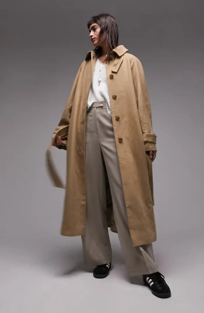 Brushed Trench Coat | Nordstrom