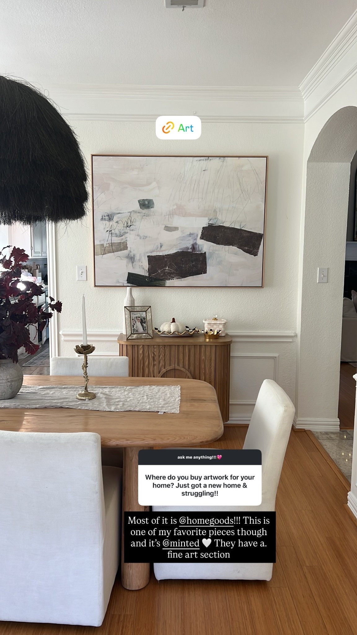 Most of it is @homegoods!!! This is one of my favorite pieces though and it’s @minted 🤍 They have a. fine art section

#LTKHome #LTKHoliday