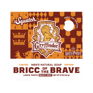 Dr. Squatch Men's Limited Edition Harry Potter Natural Soap, Gryffindor Bricc of the Brave, 5 OZ | CVS Health