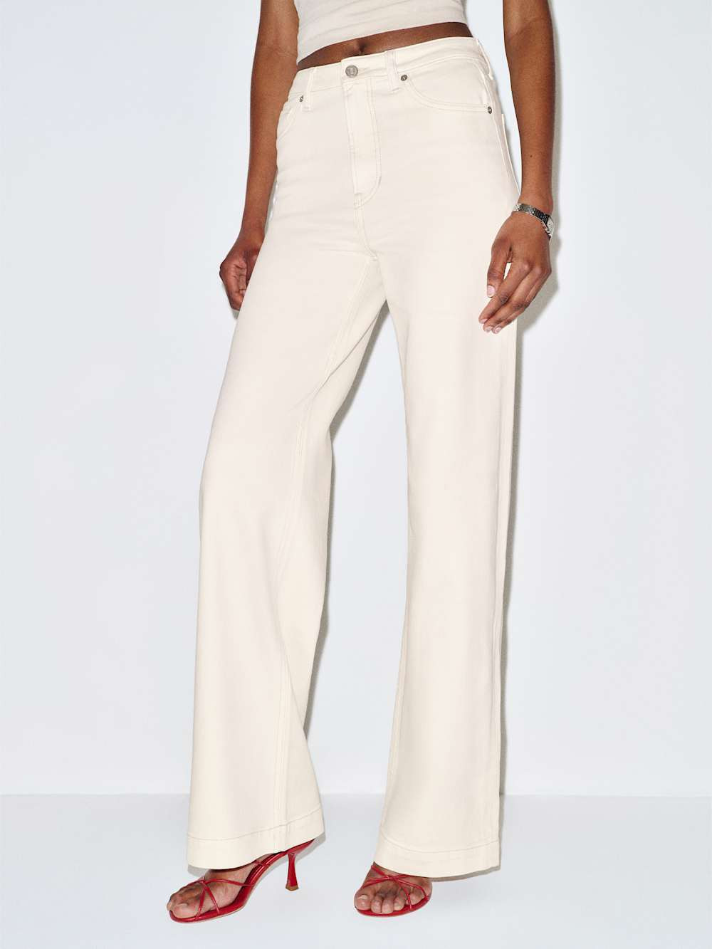 Bex Super Stretch High Rise Wide Leg Jeans | Reformation (Global)