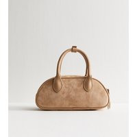 Brown Suedette Bowler Crossbody Bag New Look | New Look (UK)