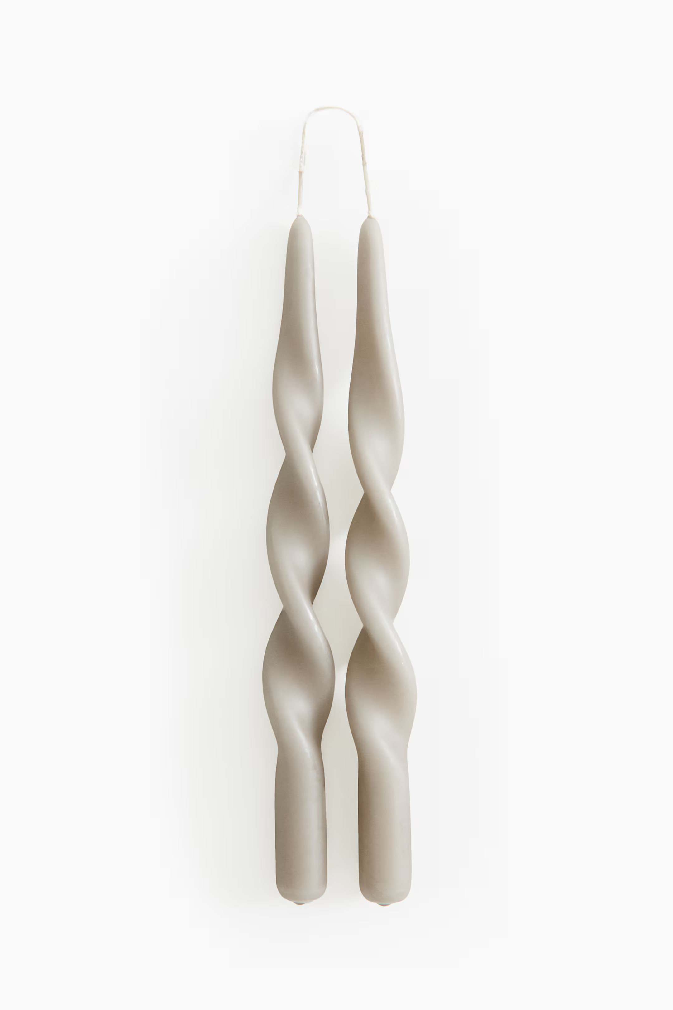 2-pack Spiral Taper Candles | H&M (US + CA)