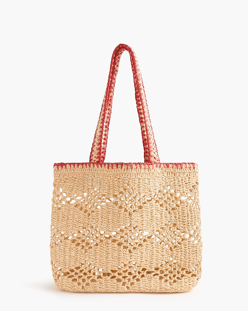 Stitched woven tote bag | J.Crew Factory