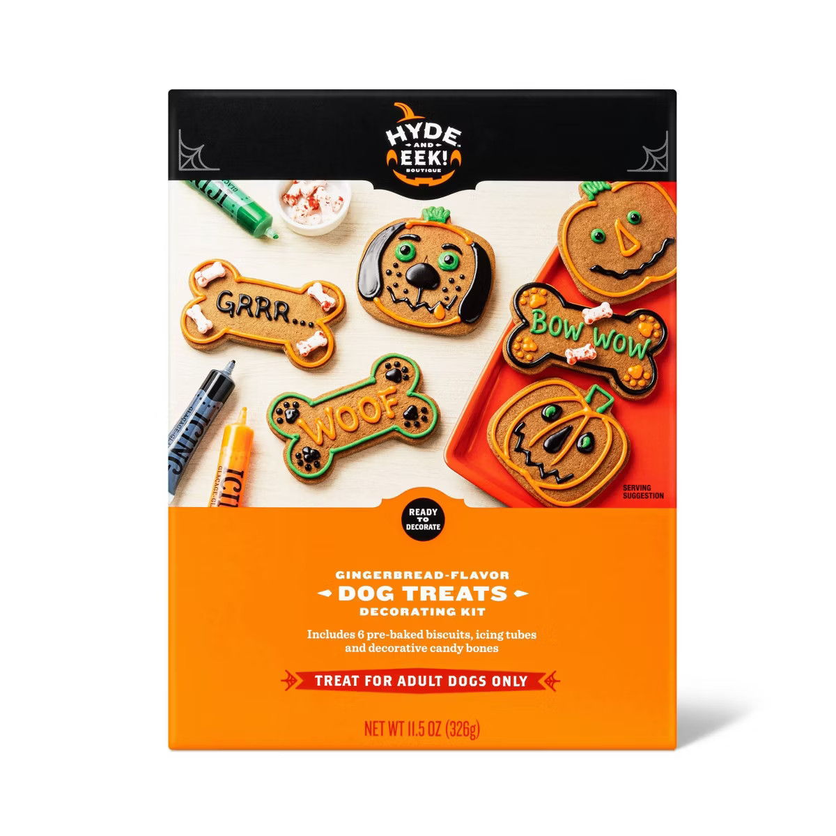Halloween Gingerbread Dog Treats - 11.5oz/6pk - Hyde & EEK! Boutique™ | Target