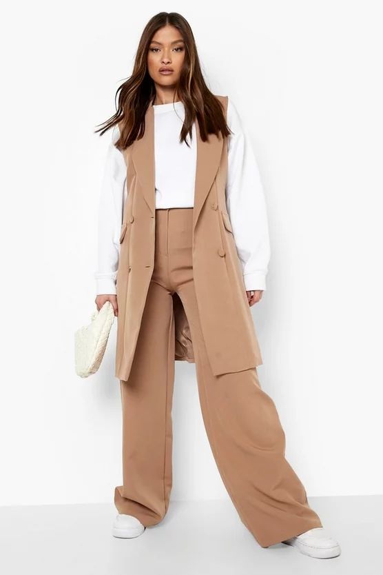 Relaxed Fit Super Wide Leg Pants | Boohoo.com (US & CA)