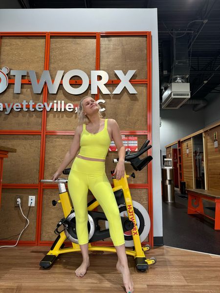 Lulu lemon, electric yellow, activewear, work out set, matching set 

#LTKfindsunder100 #LTKstyletip #LTKfitness