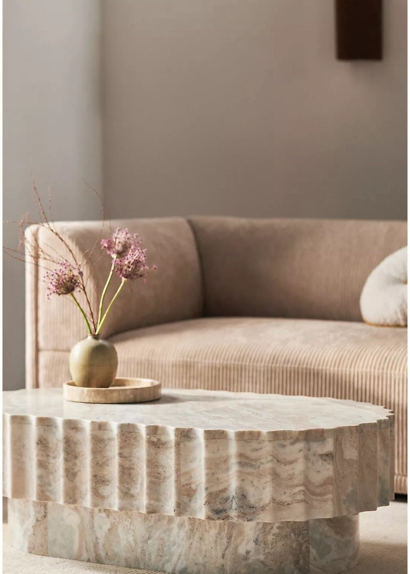 Anthropologie -Jolie Oval 44" Marble Coffee Table. #ltkfurniture

#LTKFallSale #LTKHome