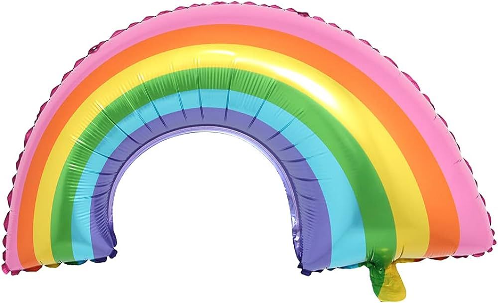 Large Moon Rainbow Cloud Star Aluminum Foil Balloon Baby Shower Decoration Adult Wedding Birthday... | Amazon (US)