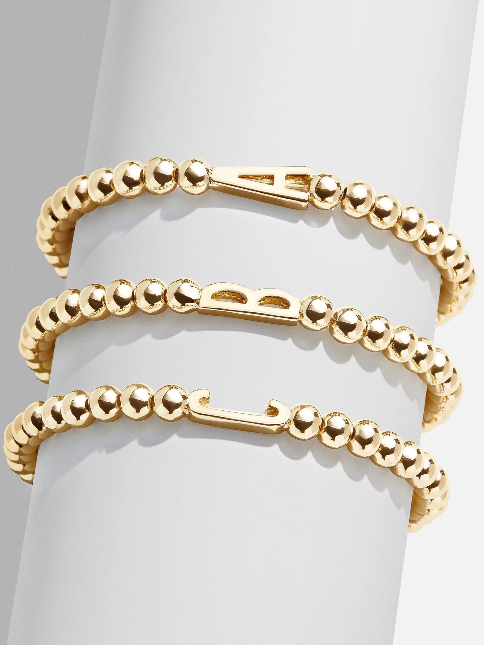 East West Initial Pisa Bracelet - Gold | BaubleBar (US)