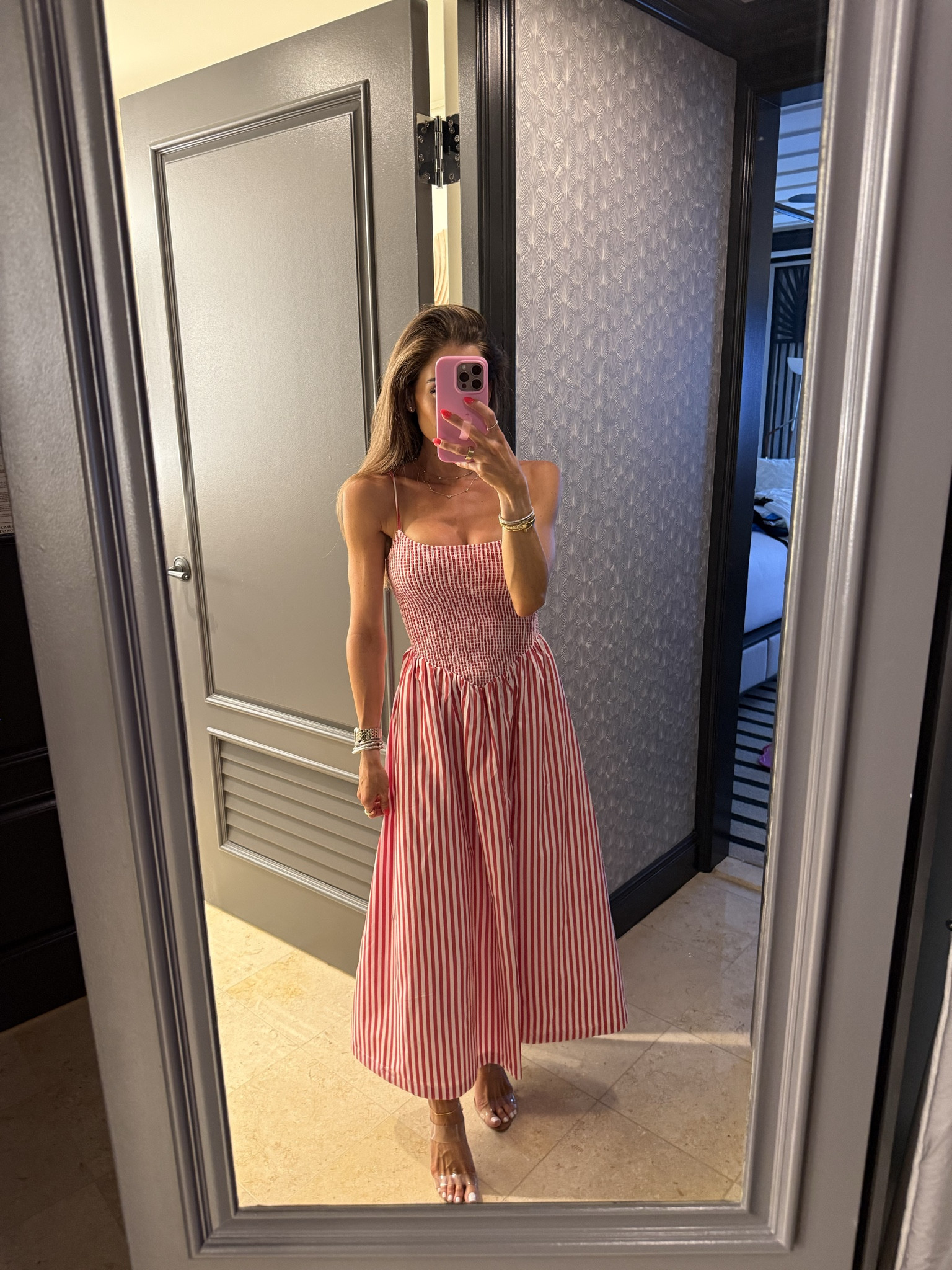 Spring striped midi dress selling fast size xxsp 

#LTKPetite #LTKSaleAlert #LTKdayinmylife