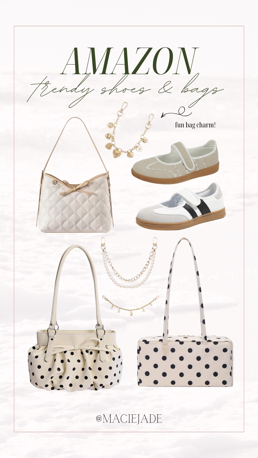 Found the cutest trendy bags & accessories on Amazon for any season! 👀🖤

Amazon fashion, trending now, trending shoes, trending bags, Amazon finds, Amazon find, Amazon designer lookalikes

#LTKootd #LTKTravel