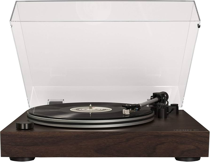 Crosley C8A-WA Belt-Driven Record Player Turntable with Built-in Pre-Amp, Adjustable Tonearm, AT3... | Amazon (US)