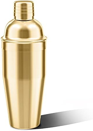 Cocktail Shaker,24 oz Martini Shaker,Food Grade Stainless Steel Martini Mixer Built-in Strainer,D... | Amazon (US)