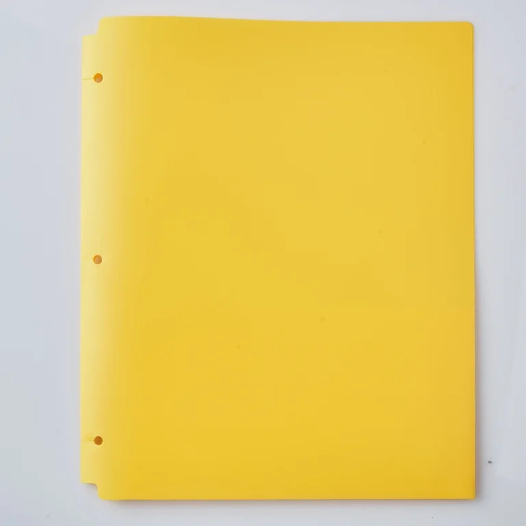 Pen + Gear 2-Pocket Poly Folder,  Yellow, 9.4" x 11.4" | Walmart (US)