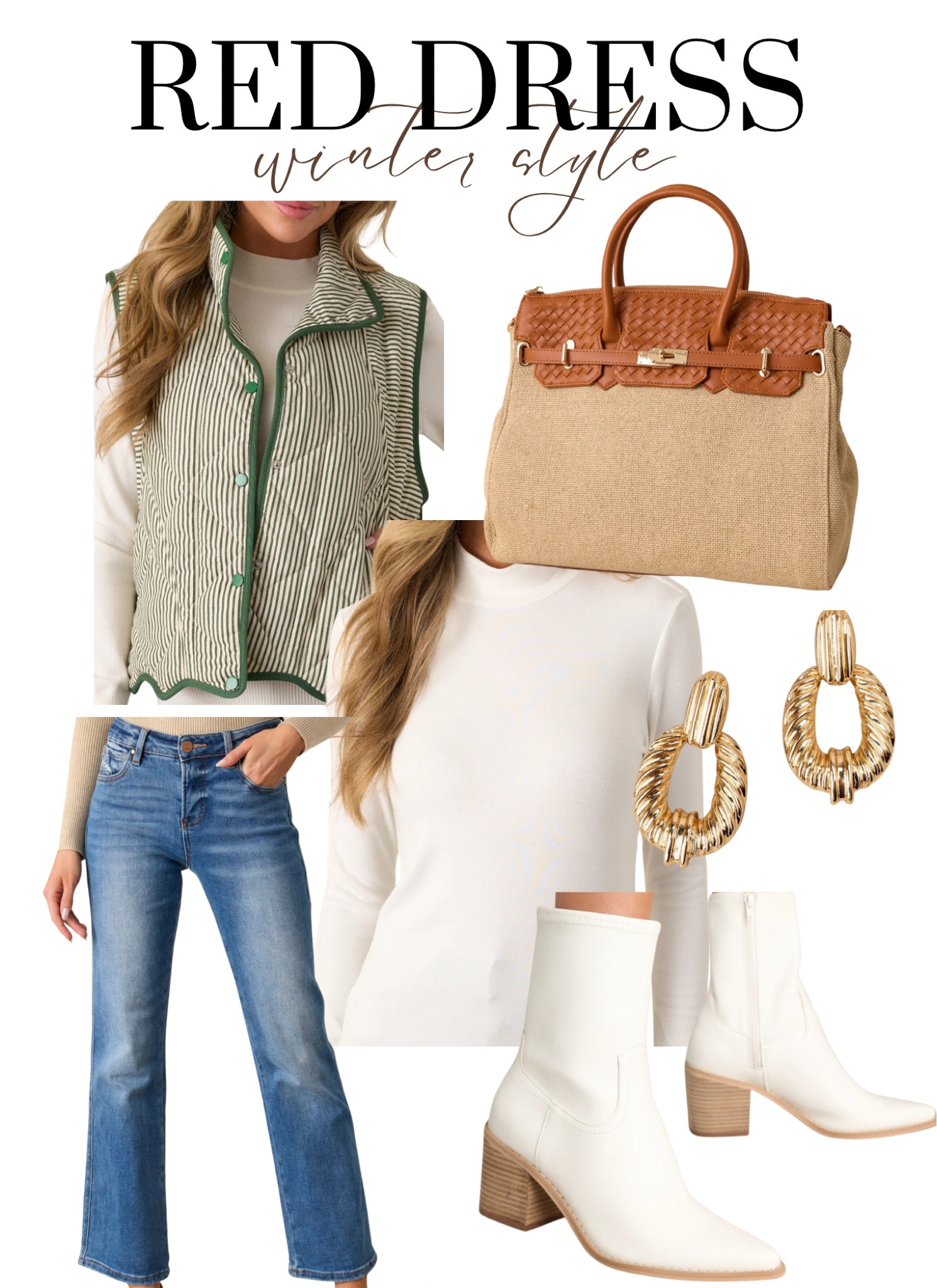 Striped Green and white scalloped vest Preppy outfit idea #blackfriday 

#LTKGiftGuide #LTKCyberWeek #LTKHoliday