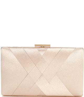 Landry Satin Woven Front Minaudiere Clutch | Dillard's | Dillard's