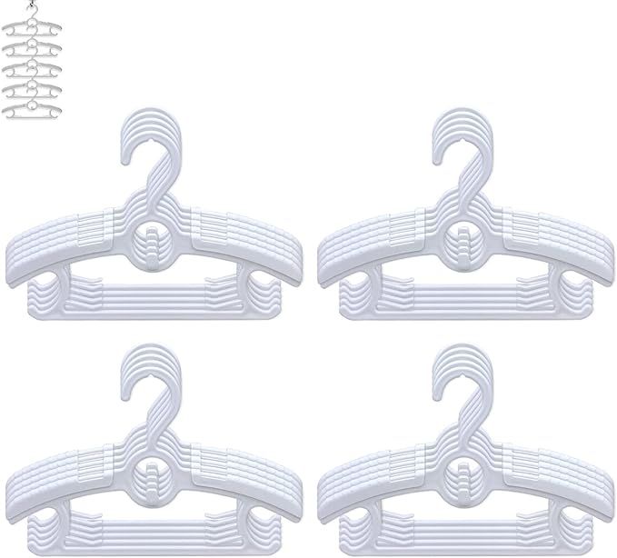 Baby Hangers 20 Pieces 11“-14‘’ Retractable Non-Slip Adjustable Multifunctional Children's ... | Amazon (US)