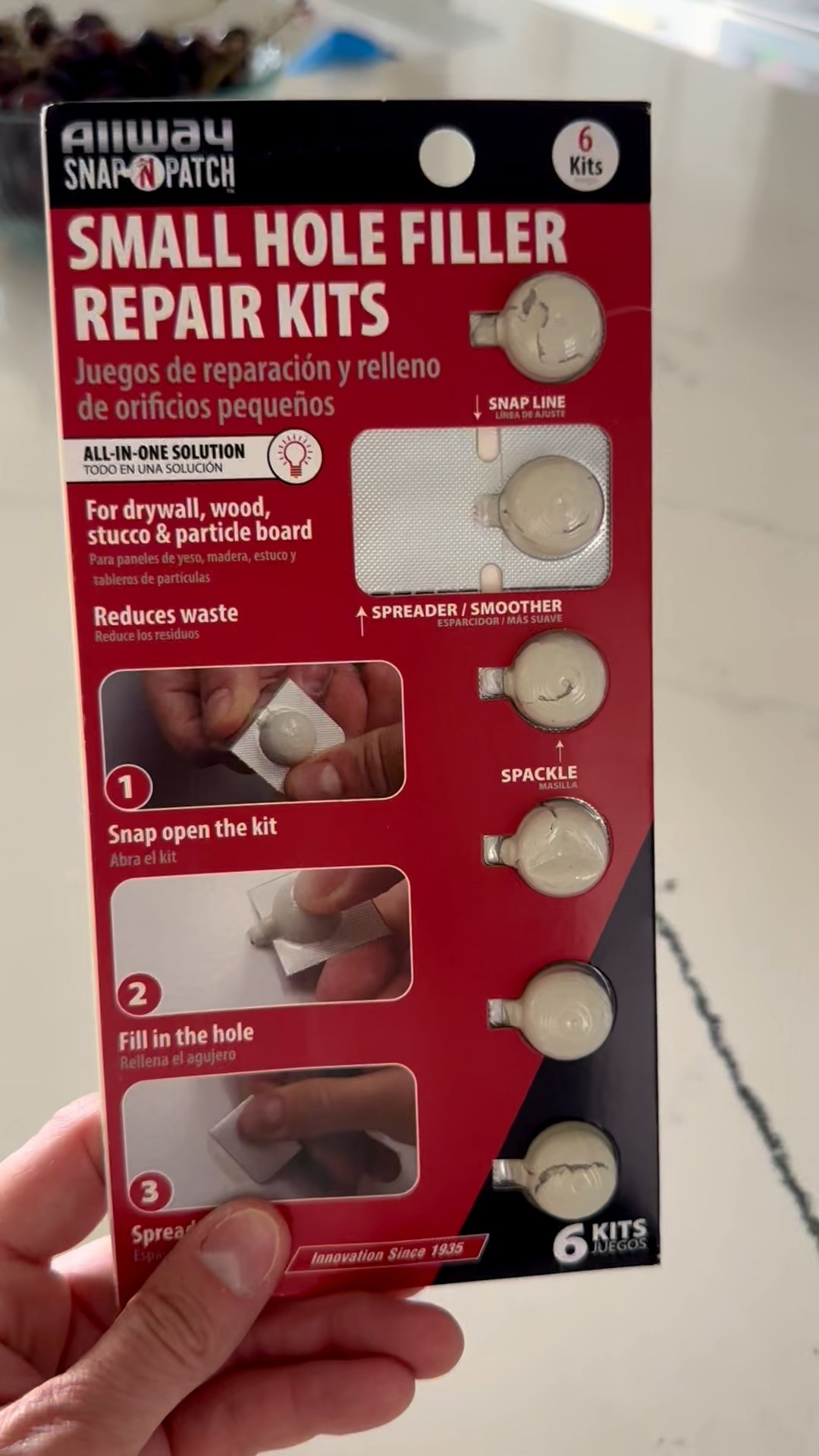 I used this small hole filler to fill the holes in my cabinets where I used knobs. It worked great with no waste! @Wayfair #ad #wayfair #wayfairpartner


#LTKmomlife #LTKdayinmylife #LTKHome