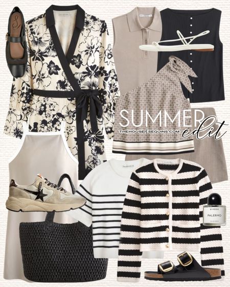 Comment SHOP below to receive a DM with the link to shop this post on my LTK ⬇ https://liketk.it/4JaTC

Shop these Abercrombie summer outfit finds! European summer vacation outfit, striped cardigan, wrap dress, mini skort, Packable straw tote bag, match set satin top, sweater tee, mini dress, Golden Goose sneakers, Birkenstock Arizona Big Buckle sandals, Sam Edelman Mesh flats, Steve Madden lynley slingback strappy sandals and more!  