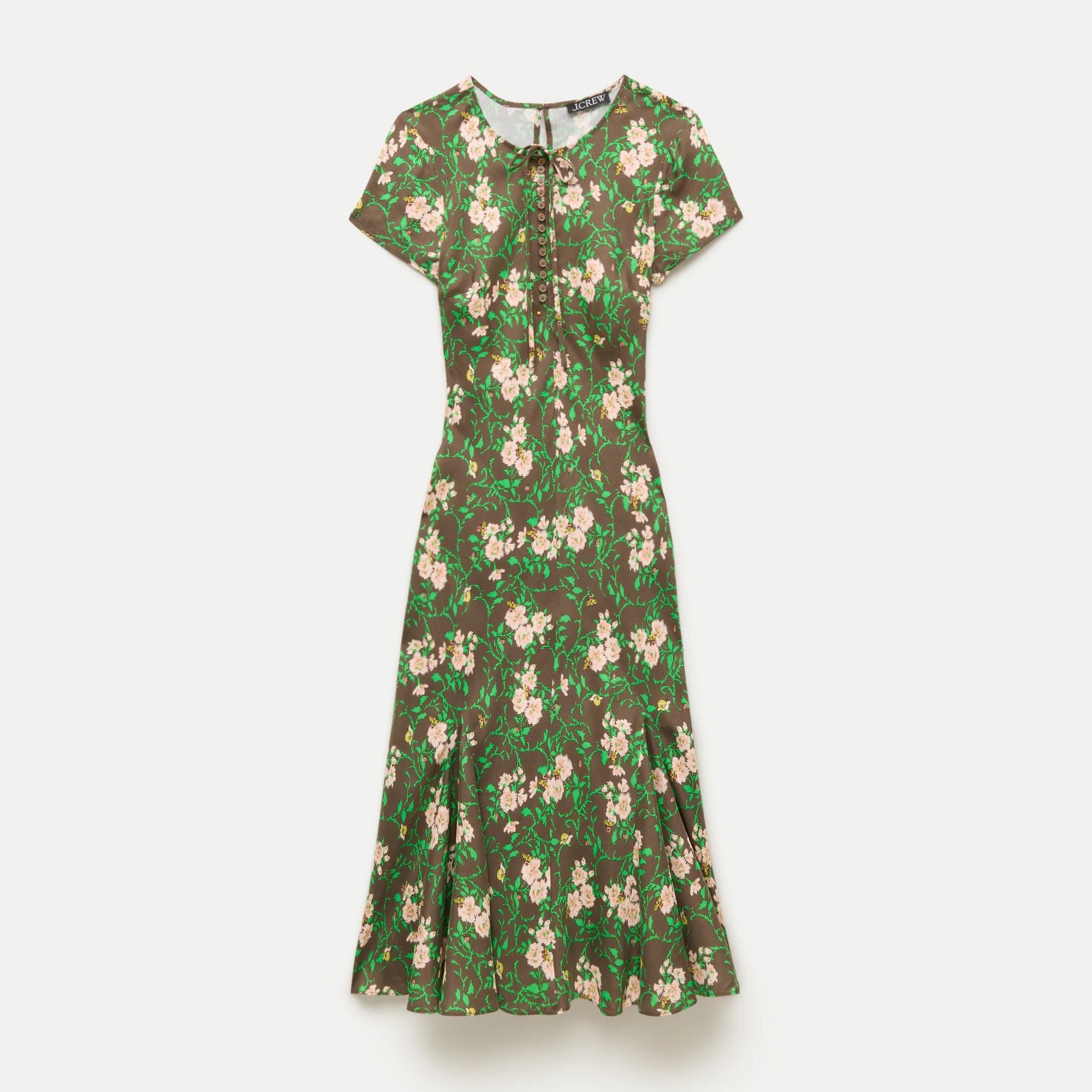 Natasha slip dress in honeybee floral print | J. Crew US